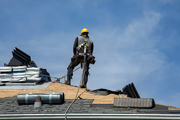 Professional Flat Roof Repair technician working in Front Royal, VA